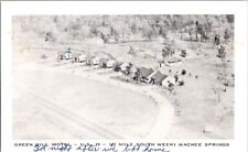  Postcard Aerial View Green Hill Motel Weeki Wachee Springs FL Florida     H-436 picture