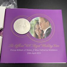 2011 Royal Mint Royal Wedding William & Kate £5 Five Pound Coin Original Pack #B picture