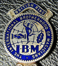 BRITISH RING 6 SILVER SPOONS n CASE (IBM) International Brotherhood of Magicians picture