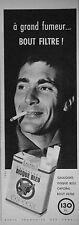 1959 GAULISH CIGARETTE PRESS ADVERTISEMENT BLUE DISC CORPORAL SMOKER FILTER TIP picture