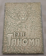 1946 TAHOMA Tacoma WA Vintage STADIUM High School YEARBOOK picture