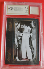 ELVIS PRESLEY BY THE NUMBER CARD GRADED BECKETT BCCG 10 MINT+& HAIR STRAND RELIC picture