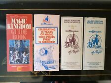 VINTAGE 1986 1987 WDW Magic Kingdom Guide Map Fifteen 15 Years of Magic + Extras picture