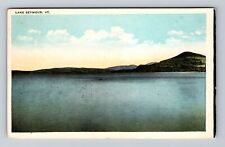 Lake Seymour VT-Vermont, Scenic Panoramic Lake Seymour Vintage c1927 Postcard picture