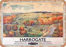 METAL SIGN - 1949 Harrogate the Pavilion and Show Ground British Railways picture