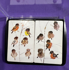 Vintage Hoyle 2 Deck Playing Cards Small Birds picture