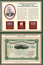 Sidney Dillon signed Oregon and Transcontinental Co. - Stock Certificate - Autog picture