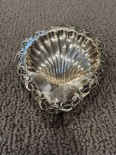 vintage barbour silverplate Shell Snack Dish picture