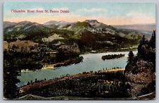 Postcard Columbia River From St Peters Dome Antique UNP Unused DB Germany picture