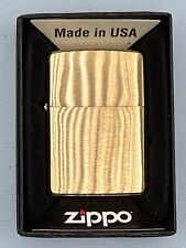 Classic Brushed Brass 204B Zippo Lighter NEW picture