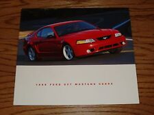 Original 1999 Ford SVT Mustang Cobra Sales Brochure 99 picture