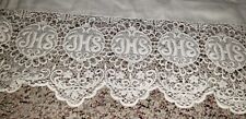 ALTAR TABLE RUNNER CLOTH FRONTAL SUPER FRONTAL WHITE LINEN 129