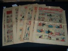 1935-1939 MINNEAPOLIS TRIBUNE SUNDAY COLOR COMICS LOT OF 7 - POPEYE- NP 3736 picture