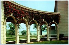 Postcard - Restoration, Re-Planting on Colonnades of Mount Vernon Mansion, VA picture