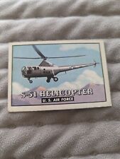 1952 Topps Wings Friend or Foe #66 S-51 Helicopter USAF VG+ picture