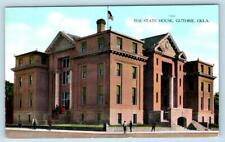 GUTHRIE, Oklahoma  OK  ~ THE STATE HOUSE Logan County ca 1910s  Postcard picture