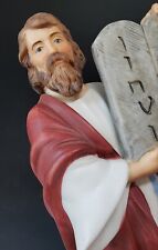 Porcelain Moses with Commandments HOMCO #1464 Vintage 8.5 in READ picture