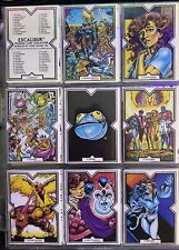 1989 Marvel Excalibur Comic Images Trading Card Collection Complete Set picture