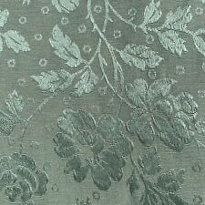 Antique Vintage Green Floral Art Deco Upholstery Fabric Approx 390x55” picture