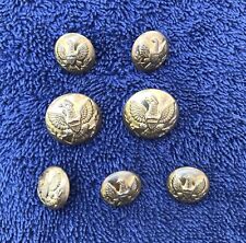 Seven US Indian Wars/Spanish American War Eagle Buttons w/shanks picture