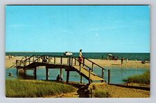West Chatham MA-Massachusetts, Cockle Cove Beach, Cape Cod, Vintage Postcard picture