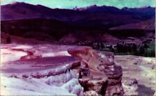 Postcard Mammoth Hot Springs Yellowstone National Park Mammoth Springs  [db] picture