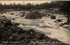 North Anson, NY The Canabassett River Antique 1910s Postcard z19 picture