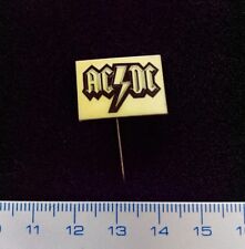 MEGA Rare Original AC/DC Underground Pin Badge USSR. Russian plastic lapel.  picture