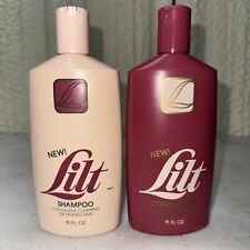 Vintage 1985 P&G Lilt Shampoo & Conditioner for Permed Hair 11 oz new picture