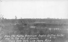 Mighty Mississippi Toward the Gulf Itasca State Park Minnesota  Postcard picture