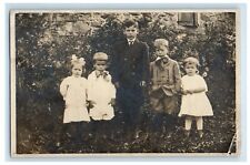 c1910's Kathryn Elmer Herbert George Anne Siblings Pictures RPPC Photo Postcard picture