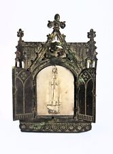 ANCIENT RELIGIOUS IMAGE OF THE ORATORY OF OUR LADY FATIMA GOTHIC STYLE FROM THE picture