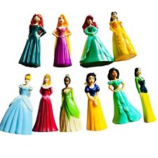 Disney Princess Mini Figure Cake Topper Aurora Merida Tiana Jasmine Mulan Belle picture