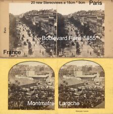 20 Stereoviews Paris 1855 France Frankreich  Lot 1 picture