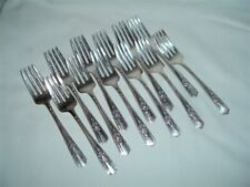 VINTAGE 12 HARMONY HOUSE AA PLUS FORKS MAYTIME PATTERN GRT COND USED NOT ABUSED picture