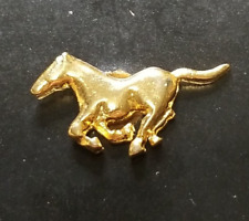Hat Lapel Pin Gold Mustang Horse Ford Logo picture