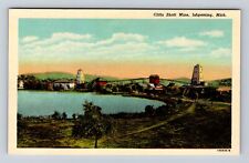 Ishpeming MI- Michigan, Cliffs Shaft Mine, Aerial, Antique, Vintage Postcard picture