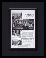 1959 Virginia Tourism Travel Framed 11x14 ORIGINAL Vintage Advertisement  picture