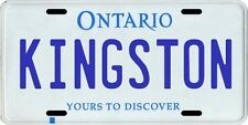 Kingston Ontario Canada Aluminum License Plate picture