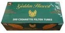 Golden Harvest Menthol 100Mm Cigarette Tubes (5 Boxes) 200 Count per Box picture