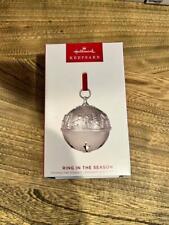Hallmark Keepsake Ornament 2023 Ring in the Season Silver Bell House Truck #9 picture