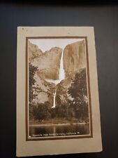 Yosemite Falls Yosemite Valley CA Vintage Fototone Postcard picture