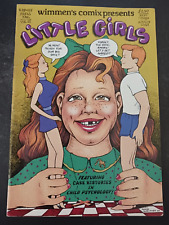 wimmen's comix presents little girls 1989 1st printing feminist women's comic picture