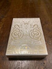 Joker And The Thief Playing cards - White Gold, Limited, Unopened, Sealed picture
