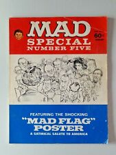 Vintage MAD Magazine Special Number Five NO Flag Poster 1971 8795 picture