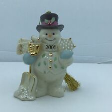 Lenox A Chilly Christmas 2005 Annual Snowman Christmas Ornament picture