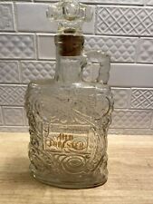 VTG Old Forester 1953 KY BOURBON Whiskey DECANTER embossed swirls W/ handle 9.5” picture