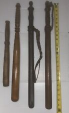 4 Vintage Wooden Billy Clubs picture