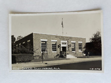 1954 Vintage RPPC Postcard POST OFFICE Scottsboro AL 1-Z-274 Cline Real Photo picture