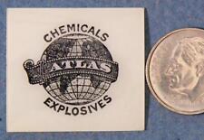 Atlas Powder Co Chemical Explosives est.1912 Delaware Matchbook Art Proof MBa1 picture